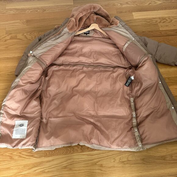 Ugg Keeley Long Puffer Coat Women’s XL 2-in-1 convertible $428 New - Picture 4 of 12